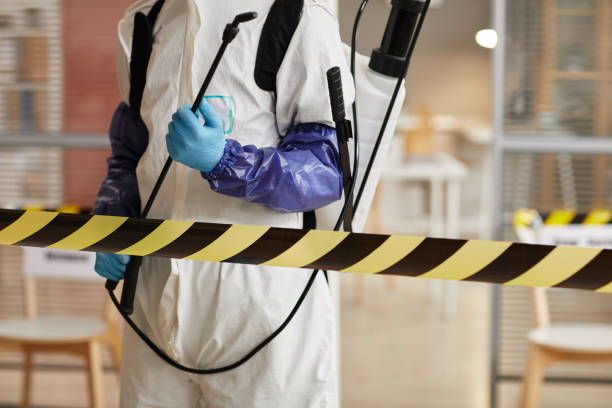 Professional Biohazard technician working in Bedford, TX